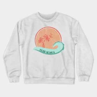 13 Beaches// LDR  Distressed Crewneck Sweatshirt